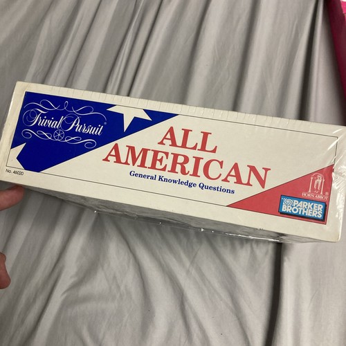 SEALED Trivial Pursuit All American Edition General Knowledge Game 1993 Vintage - Picture 2 of 4
