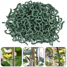 100/200Pcs Plant Support Clips Tomato Vine Trellis Clips Garden Plant Training