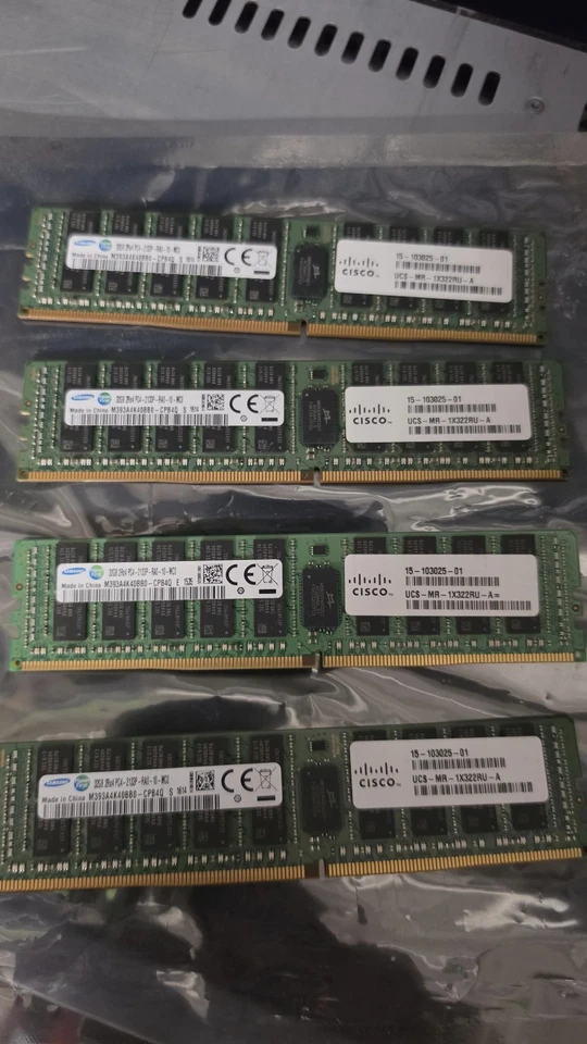 4x32GB = 128GB DDR4 ECC 2133p RDimm - Bild 1 von 2