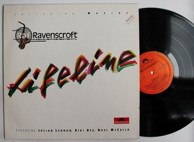 Raphael Ravenscroft Lifeline GER LP 1985 Baker Street Sax Player! Julian Lennon