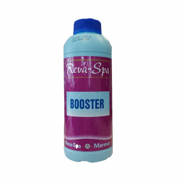 Mareva Reva-Spa Booster 1 lt Ossigeno attivo al 12% Revatop Alghicida