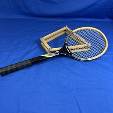 Vintage 1980s Net King Signature Raquet Model 12037 M 4-5/8 Rainbow Design