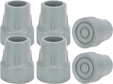 Walking Cane Tips, 1", 6-Pack Heavy Duty 1 Inch Crutch Tips -Replacement Ru...