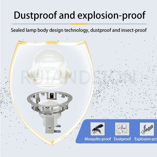 Ruiandsion W03 W04 W05 W06 W07 Lámpara Horno Microondas Bombilla Base 110V 220V - Imagen 5 de 12