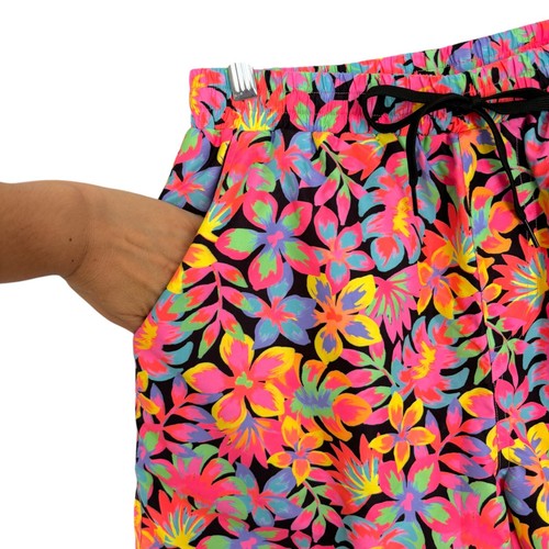 Kulani Kinis Mens Bright Floral Beach Swim Board Shorts Trunks Tropical M - Picture 7 of 13