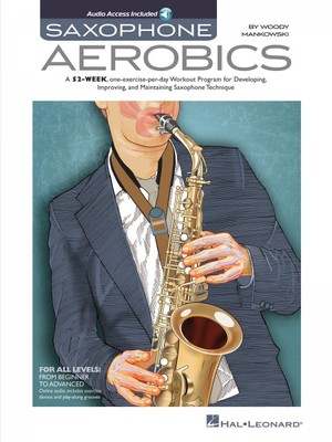 Saxophone Aerobics Sax Instruction Book Audio Online NEW 000143344