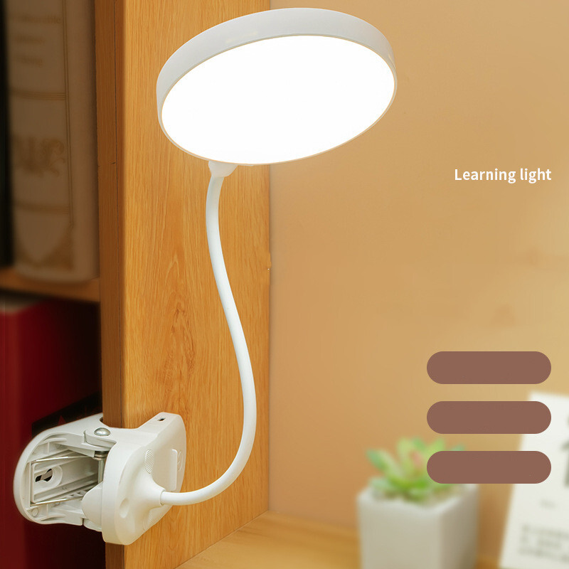 Leselampe Mit Clip & Augenschutz – Verstellbares Buchlicht Fürs Bett, Reisen Oder Nachtlesen | Schwarz