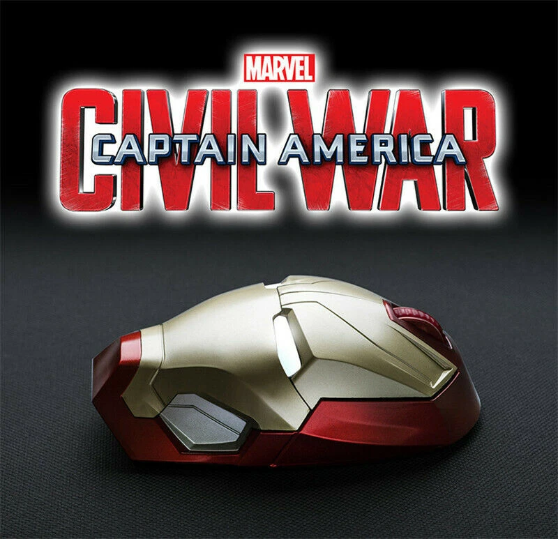 Marvel Avengers Iron Man MK46 MK50 Ant Man Groot Star Lord Mini Wireless Mouse - Image 3 of 4