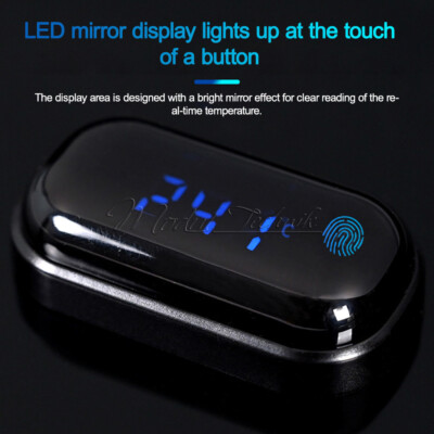 Digital Aquarium Fish Tank LED Thermometer Temperature Gauge with Touch Screen