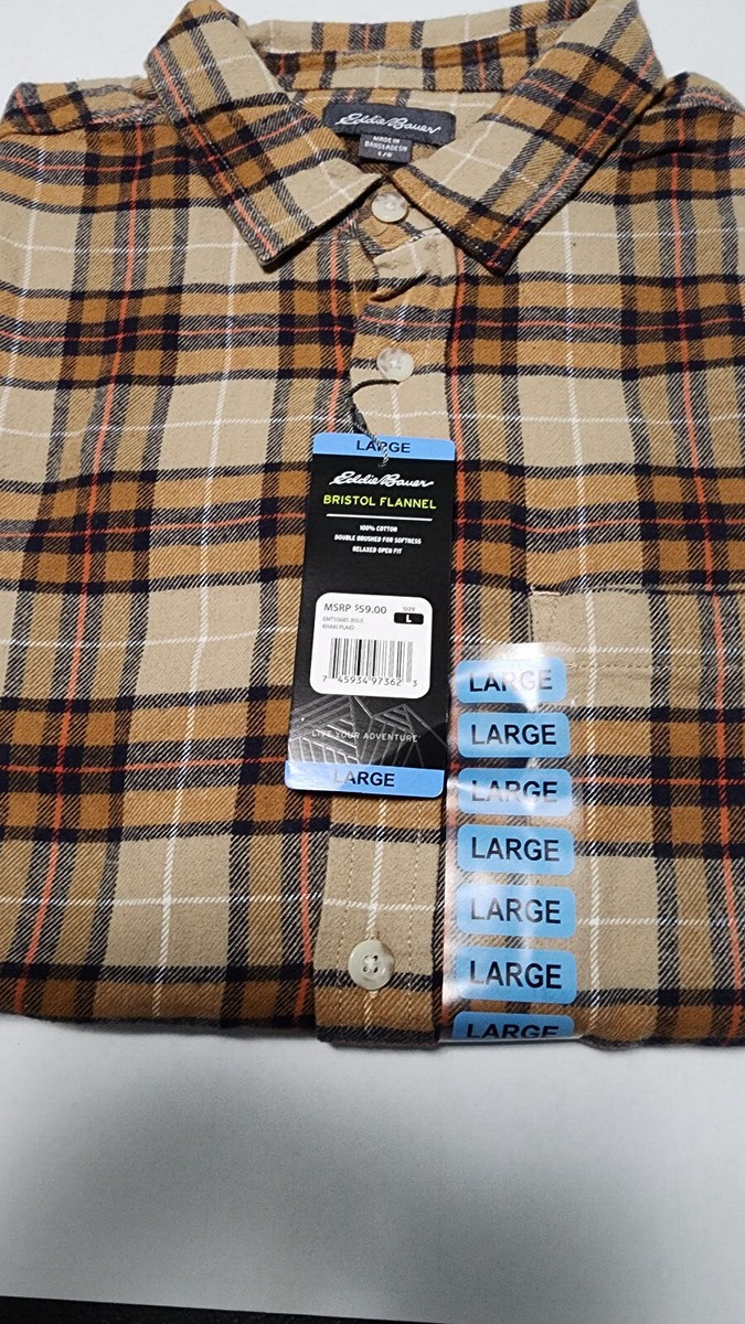 eddie bauer relaxed fit flannel