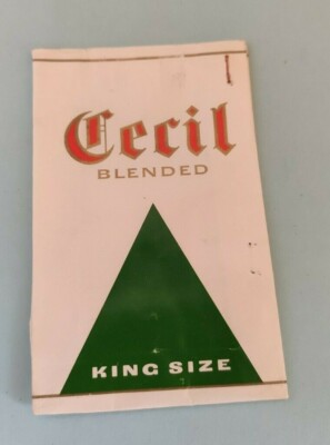 CECIL BLENDED DANIMARCA PACCHETTO SIGARETTE EMPTY VUOTO CIGARETTES PACKET