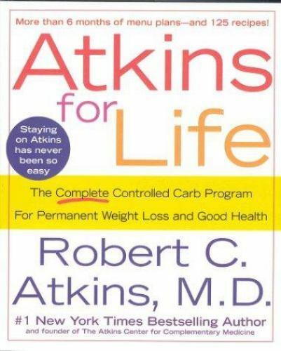 Atkins for Life: The Complete Co- 9780312315221, tapa dura, Robert C. Atkins, nuevo - Imagen 1 de 1