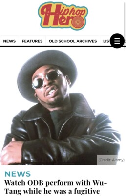 O.D.B. BREAKS OUT OF REHAB TO PERFORM AT WU-TANG “W” RELEASE