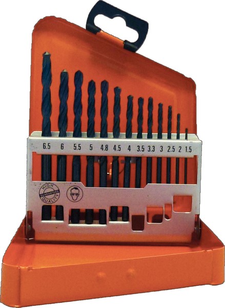 Projahn 13-Tlg. Spiralbohrer-Set Din 338 HSS-R Typ N Eco 1,5-6,5Mm 0,5 Steigend-image