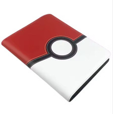 Pokemon Trading Card Binder with Zipper PU Leather 9 Pocket - 360 Card Capacity