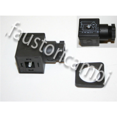 MADAS STECKVERBINDER GLEICHRICHTER 3-POLIG STECKDOSE PG9 12 / 24V MAGNETSPULE