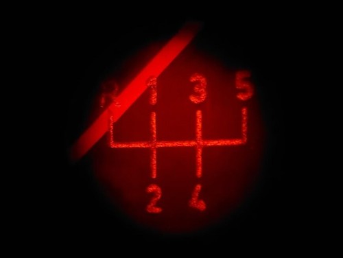 BMW e32 e34 MT1 M-tech 1 Shift knob retrofit - emblem included, LED (replica) - Picture 9 of 10