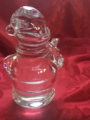 FLAWLESS Stunning BACCARAT France Glass Crystal SANTA CLAUS WITH