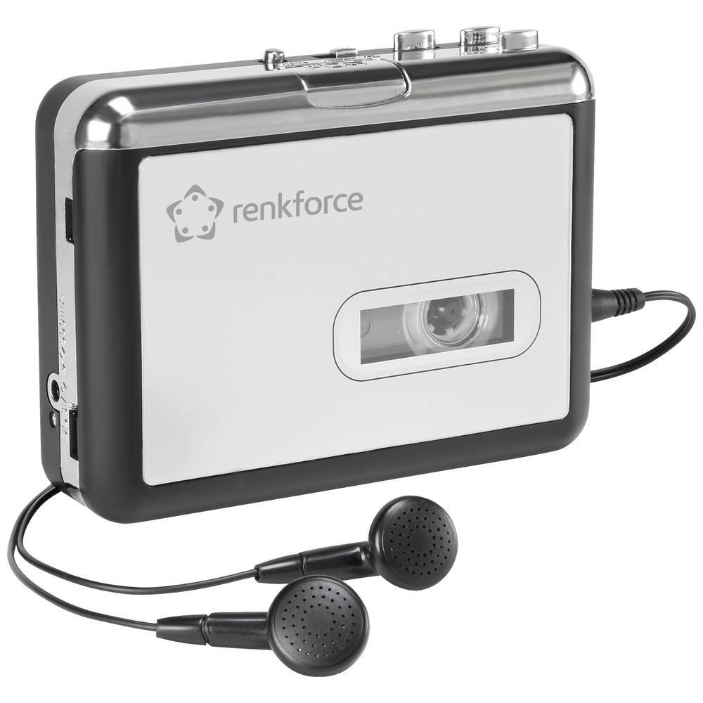 Renkforce RF-CP-170 Digitalizzatore per audiocassette Incl. cuffie