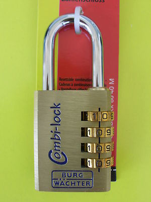 10 x Burg Wächter Zahlenschloss Combi Lock 80/40