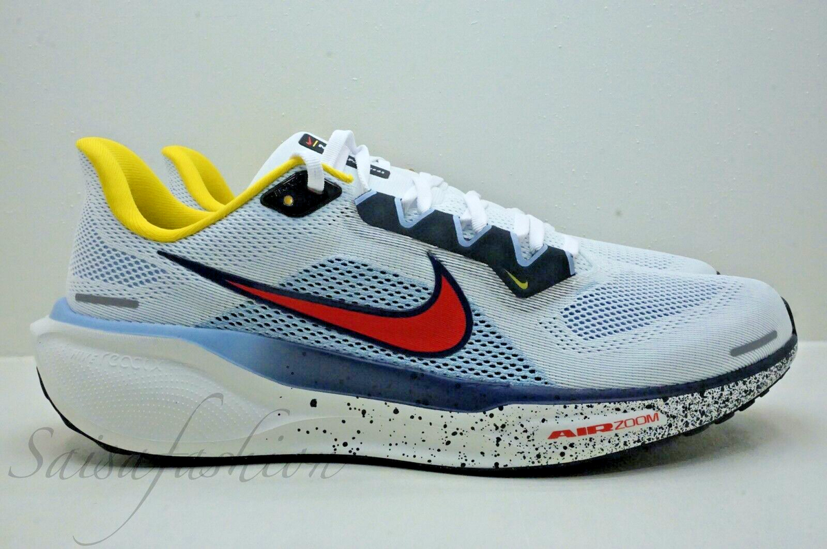 Nike Air Zoom Pegasus 41 White Red Blue HJ9068 100 Men's Size 12