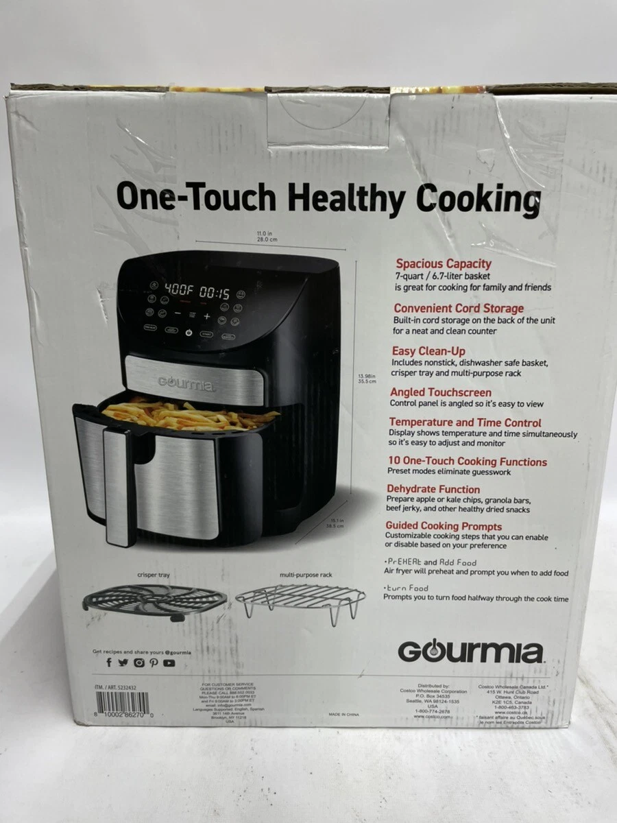 GOURMIA 7 QUART DIGITAL AIR FRYER (U10029304)