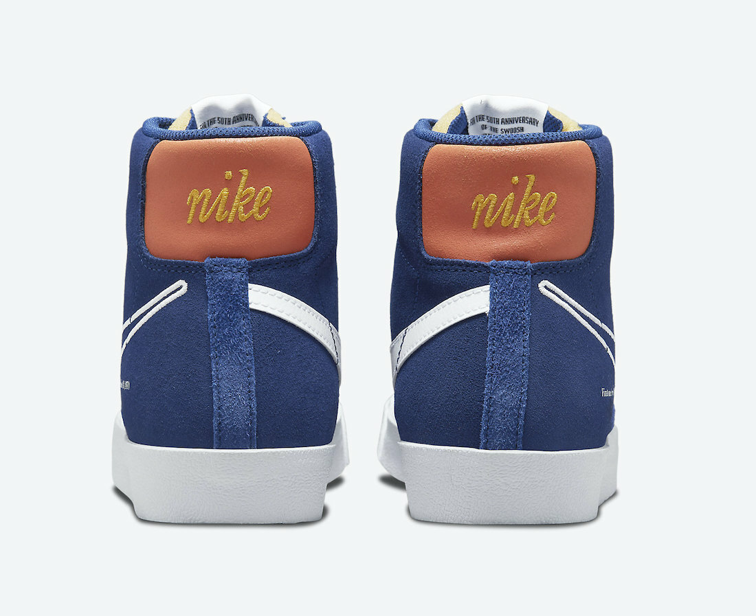 Nike Blazer Mid '77 First Use Royal Blue Suede White DC3433-400 sz