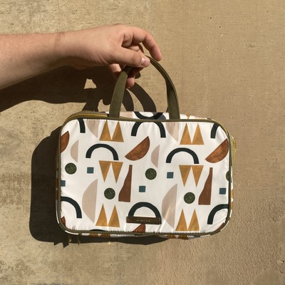 tartan twine makeup bolsa