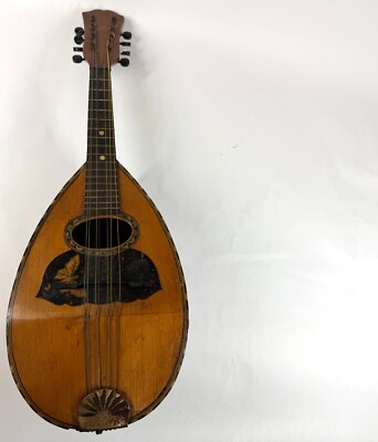 Antique Handmade Wood French Style 8 String Mandolin String