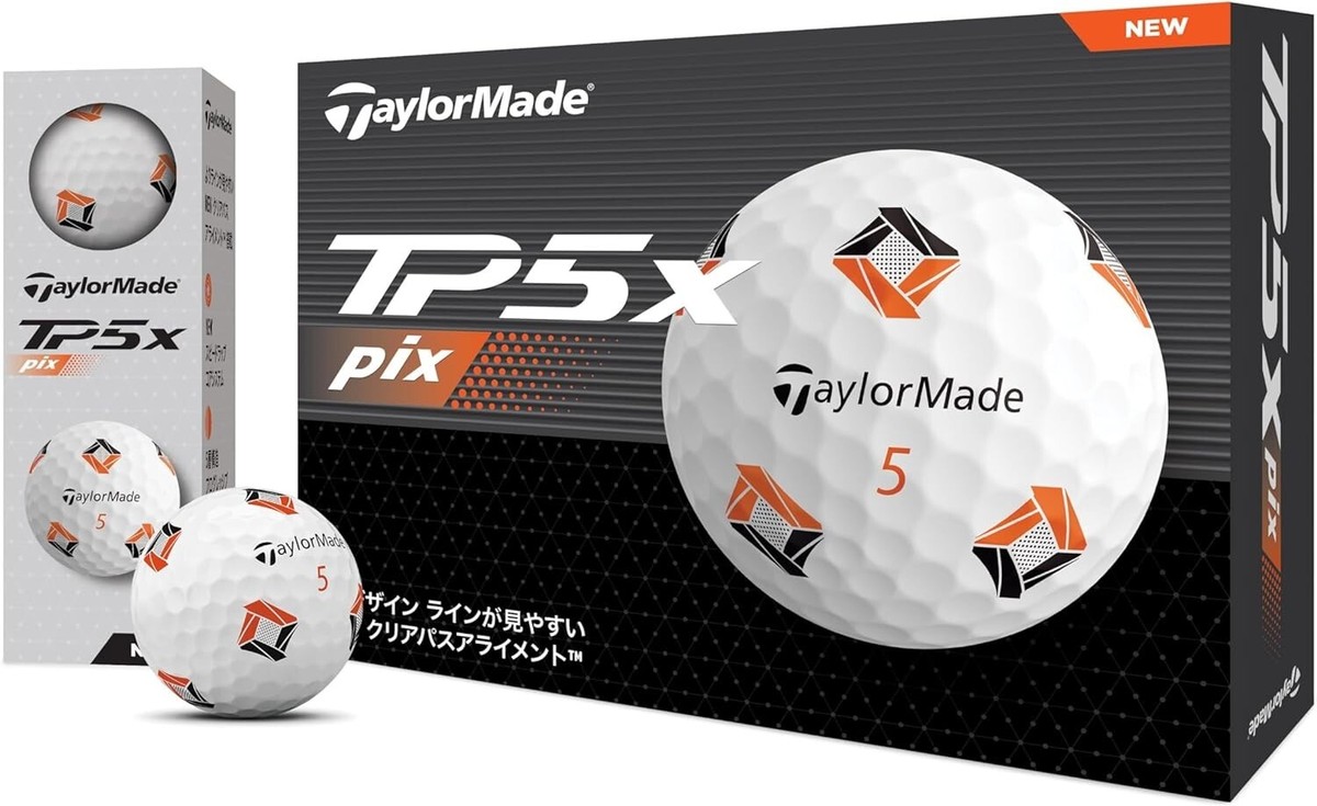 ⑨ 24個 テーラーメイドTaylorMade TP5,TP5X PIX TAYLOR MADE TP5x pix Teepee Five Series 2024 Model TMJ24