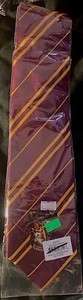 HARRY POTTER - HOGWARTS GRYFFINDOR 60 INCH NECK TIE RED YELLOW WARNER BROTHERS 