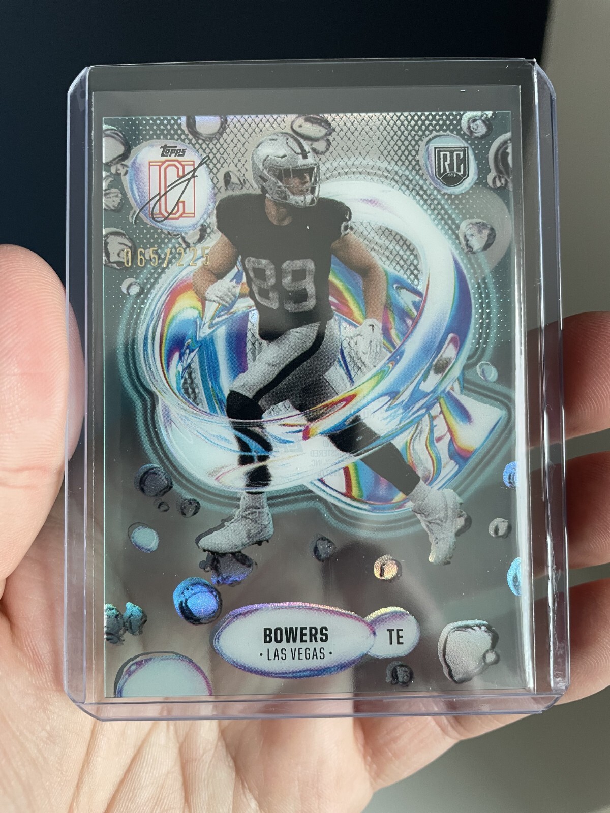 Brock Bowers Rookie Fluidity Teal /225 - 2024 Topps Signature Class #F-6