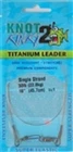 Knot 2 Kinky Titanium Leader 50lb(22.8kg) 12"(30.5cm)