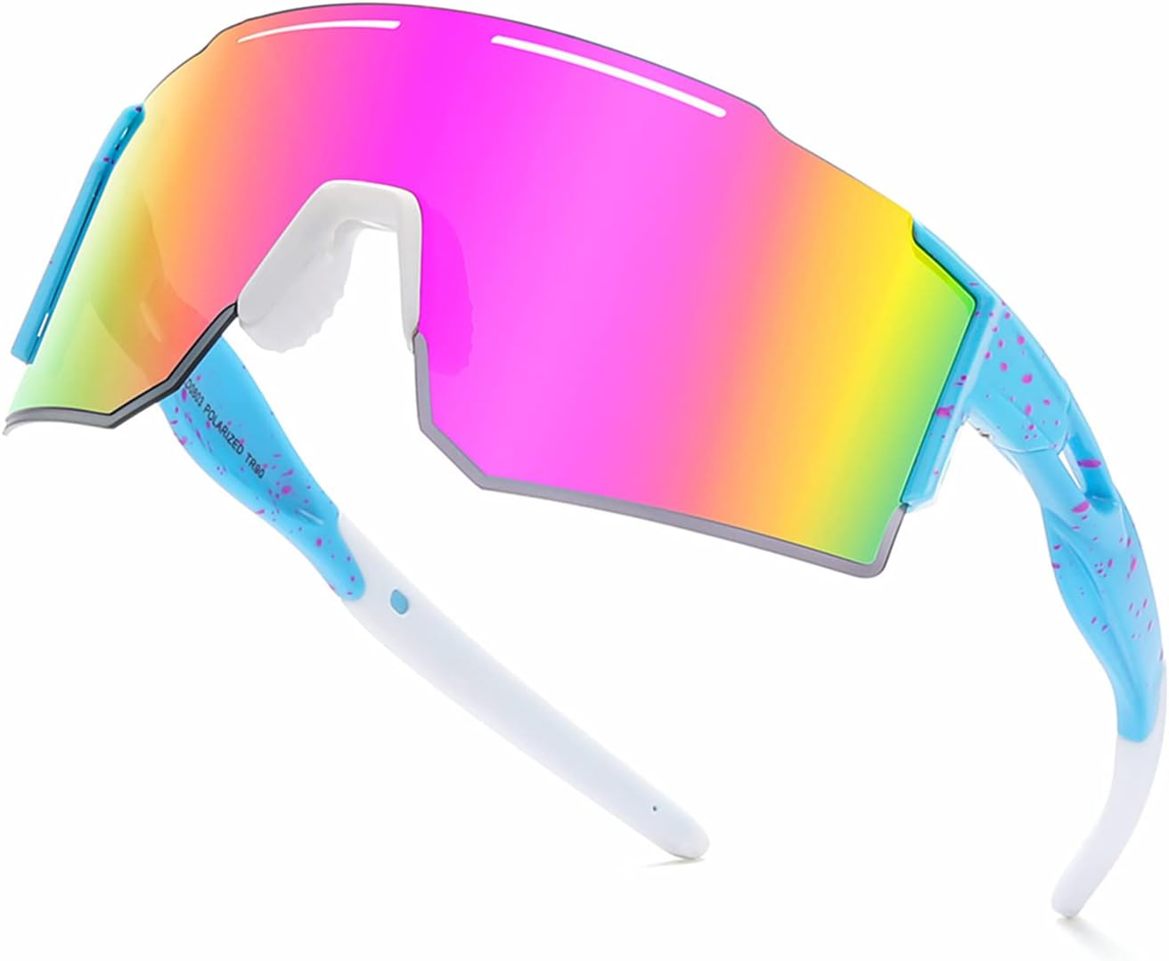 YUNBLL&KO Sports Sunglasses for Men Women, UV400 Polarized Baseball Fishing Runn