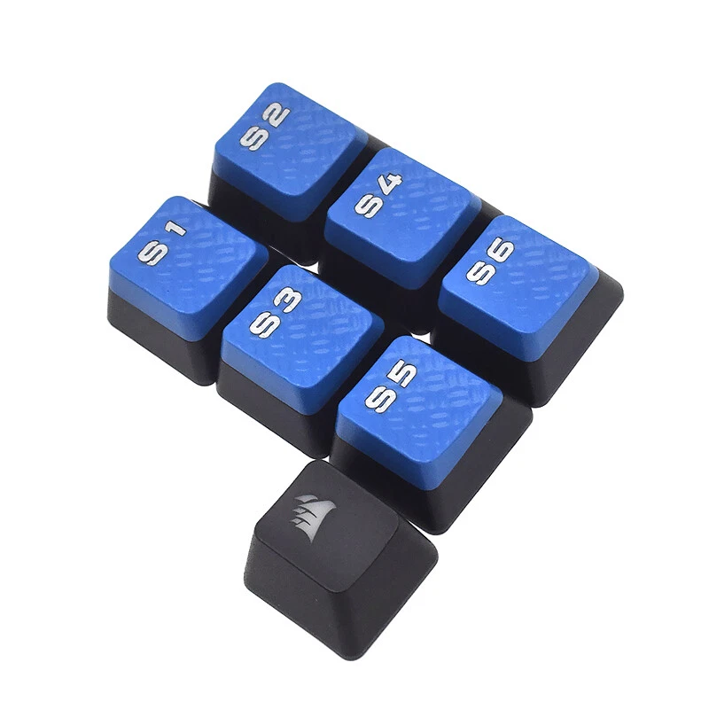 orsair K95 RGB Platinum XT S-KEY Mechanical Gaming Keyboard Keycaps - Image 2 of 4