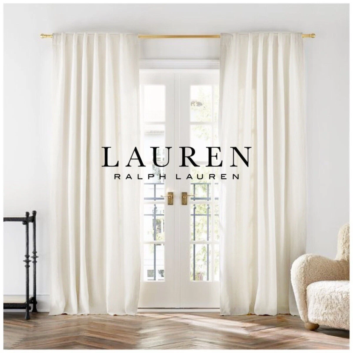 Ralph Lauren White Window Curtains & Drapes for sale | eBay