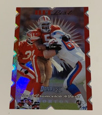 NFL KEN NORTON JR San Francisco 49ers 1996 Donruss Hit List CARD #8 9309/10000