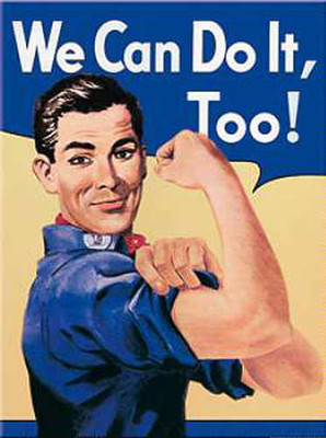 Magnet We Can Do It, too, 6 x 8 cm