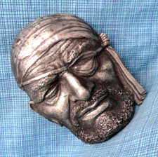 Secret Stash Pirate Face Belt Buckle Biker Heavy Vtg 70s Bergamot Cosplay.SHY901