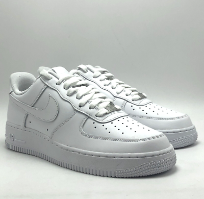NEW* WOMEN Nike Air Force 1 '07 White/White/White (DD8959 100), Sz