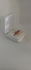 Sterling Silver 5 Red Ruby Oval W/Crystal Band Ring Y 925 Sz 8 3.0gr Gorgeous — photo 4