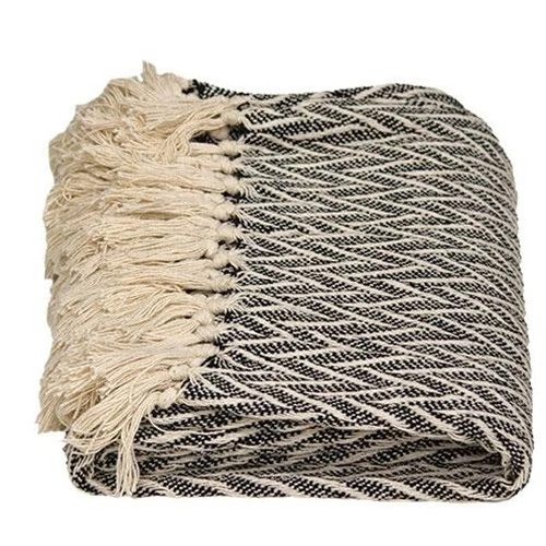 Black and white zig zag throw clearance