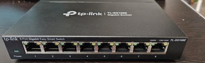 TP-Link TL-SG108 8-Port Gigabit Ethernet Switch with OEM Pwr Adapter & Box