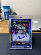 Chris Vallimont Topps Chrome Autograph 110/150