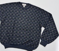 VTG Tricots St. Raphael Pullover Sweater Pure 100 Wool Merino Size L