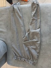 Womens Gray Cotton Canvas Jogger Pants Size S...