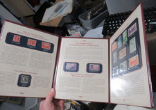 The US Imperforate Commemorative Stamp Issues Collection, 16 MNH Stamps Folder