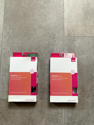 NIB 20-30mmHg Assure by Medi Medical Compression Stockings Small Calf Rise USA