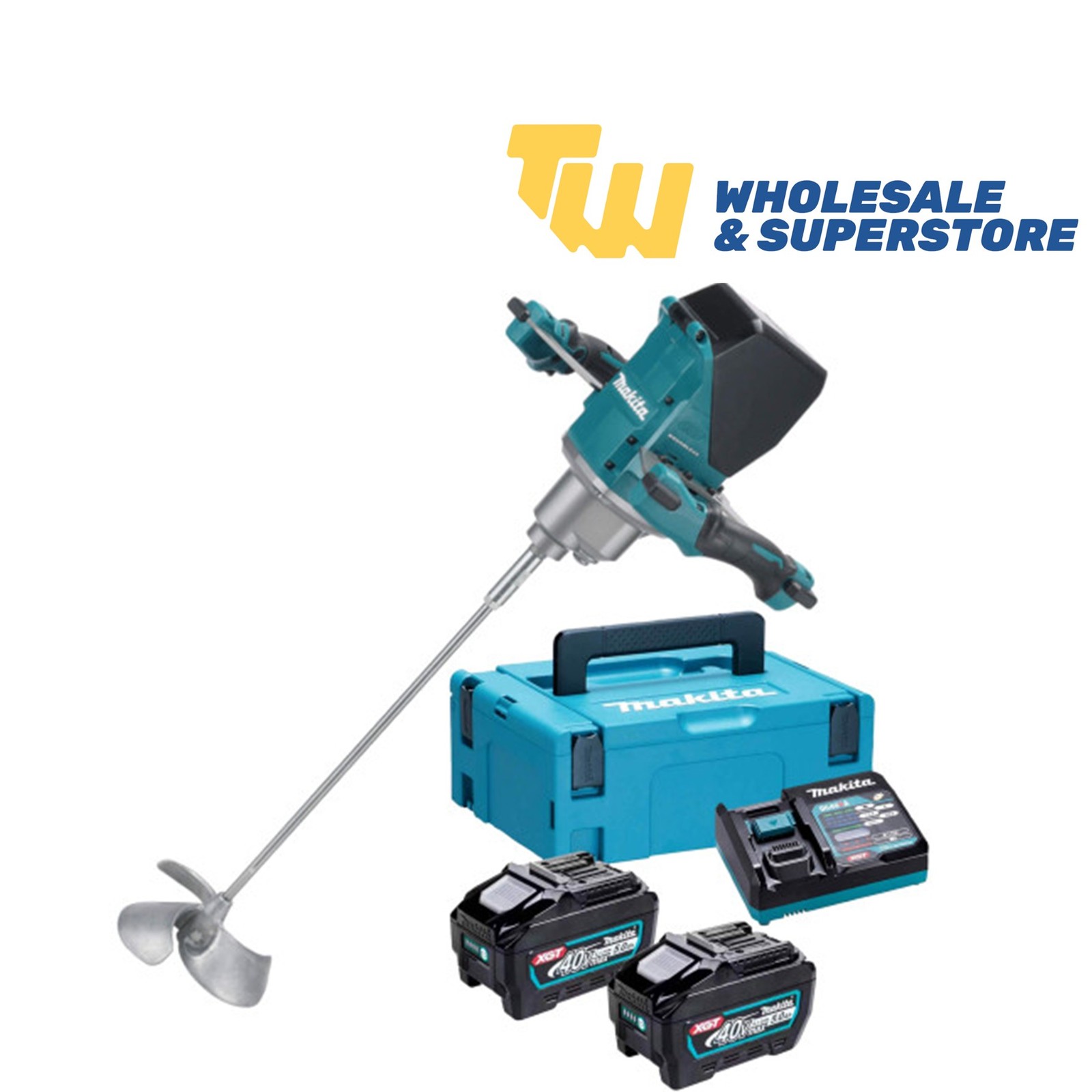 Makita Ut001g 40V Max Xgt Cordless Brushless Mixer - Image 3