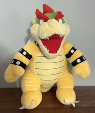 Build A Bear Super Mario Bowser King Koopa 16" Plush BAB 2021 Nintendo